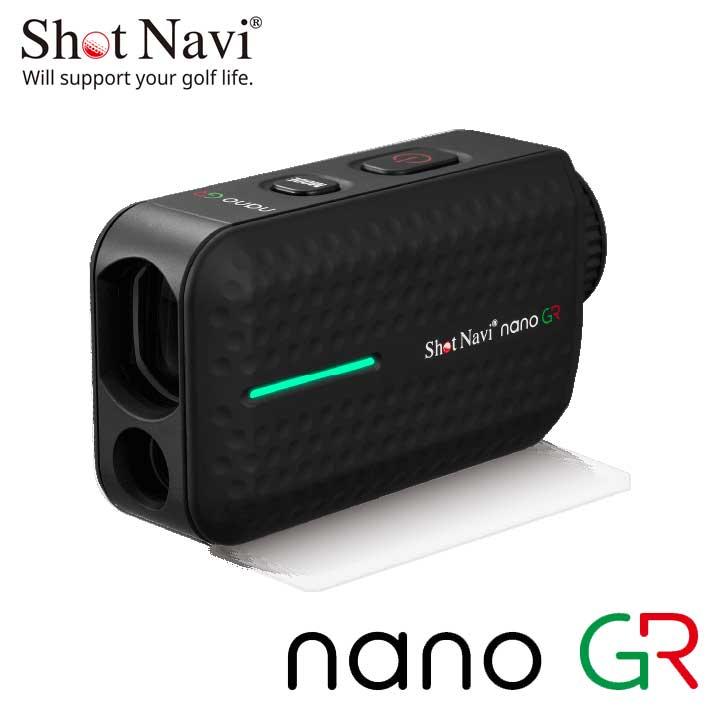 ＜ほぼ未使用＞【ショットナビ】 レーザースナイパー nano GR　ブラック ShotNavi（ショットナビ） 【正規販売店】ショットナビ レーザー