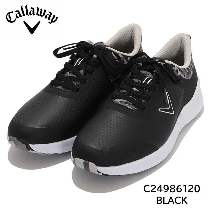 キャロウェイ C24986120 スター スパイクレスシューズ ブラック ゴルフシューズ BLACK STAR Callaway 10p Callaway（キャロウェイ） C24986120 スター スパイクレスシューズ