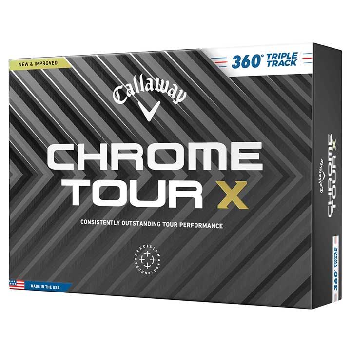 最新キャロウェイ CHROMETOURX トリプルトラック 2024年式 30個 Callaway キャロウェイ クロムツアーX 360 トリプルトラック