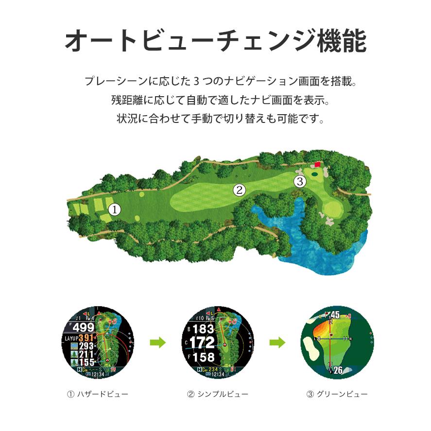 Shonai Evolve α GPSナビ ホワイト ShotNavi ショットナビ