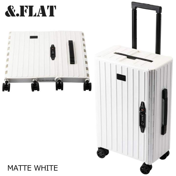 旅行用品 新品 ＆.FLAT 折りたたみスーツケース 機内持ち込み可 35L