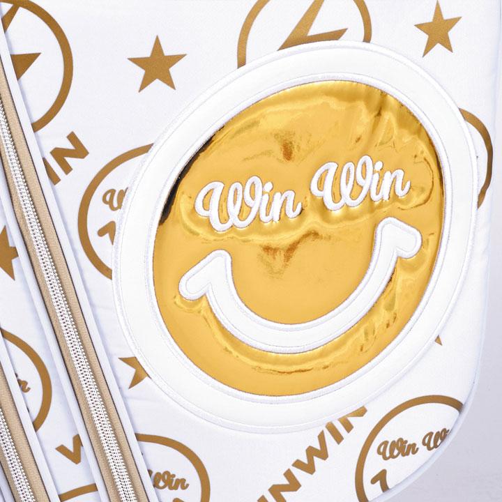 【希少品】ウィンウィンスタイル ハッピースマイル キャディバック 未使用 WINWIN STYLE（ウィンウィンスタイル） CB-165 ハッピー ゴルフ