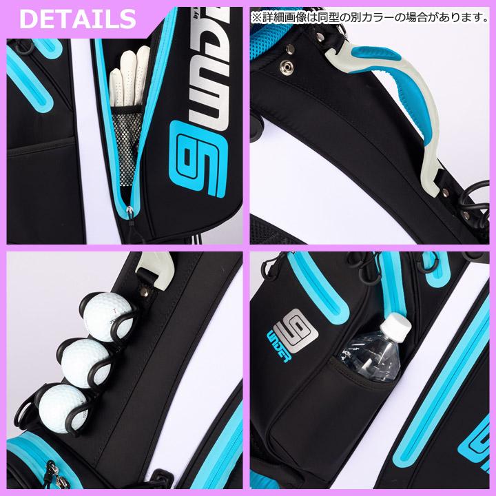 ウィンウィンスタイル CB-170 ナインアンダー ウオータープルーフ（ブラック）  STAND BAG ゴルフキャディバッグ WINWIN STYLE 超軽量 防水 WINWIN STYLE（ウィンウィンスタイル） CB-170 ナインアンダー