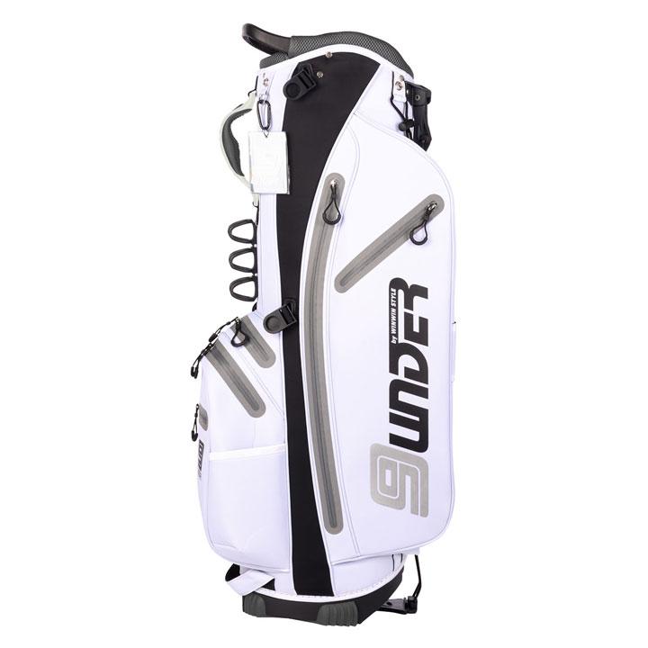 ウィンウィンスタイル CB-171 ナインアンダー ウオータープルーフ（ホワイト）  STAND BAG ゴルフキャディバッグ WINWIN STYLE 超軽量 防水 WINWIN STYLE（ウィンウィンスタイル） CB-171 ナインアンダー