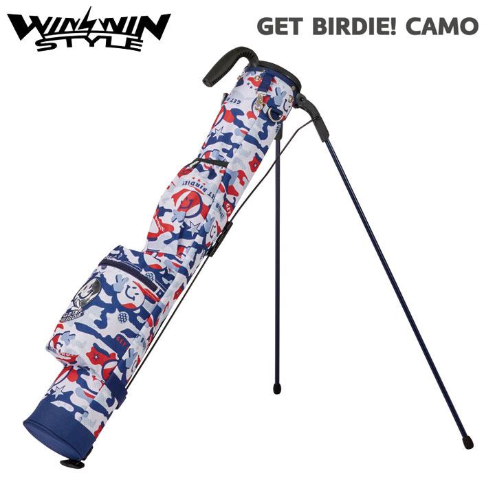 ウィンウィンスタイル SSB-001 ゲットバーディカモ トリコ GET BIRDIE!CAMO WINWIN SELF STAND BAG スタンドクラブケース WINWIN STYLE WINWIN STYLE（ウィンウィンスタイル） SSB-001 ゲットバーディ CAMO
