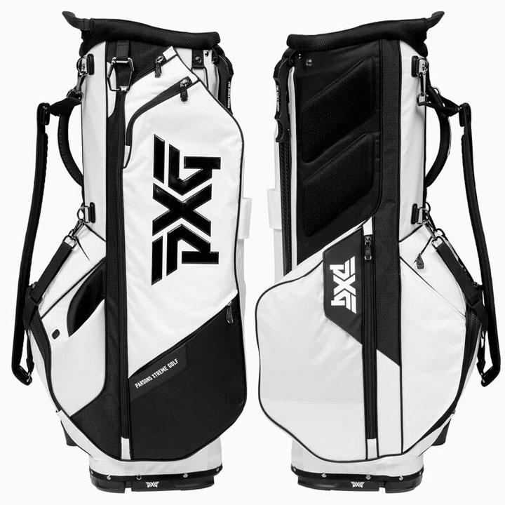 PXGツアー キャディバッグ 正規品　ブラック/ホワイト PXG ピーエックスジー エクストリームハイブリッドスタンドバッグ B-PG
