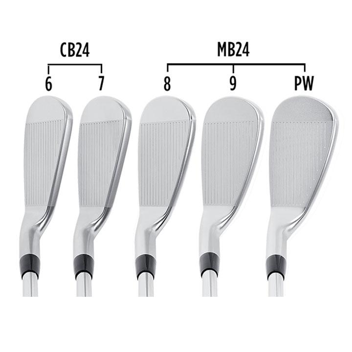 BETTINARDI（ベティナルディ） 【2025モデル】ベティナルディ MB24/CB24 コンボ アイアン 5本セット(CB24＃6,＃7 ...
