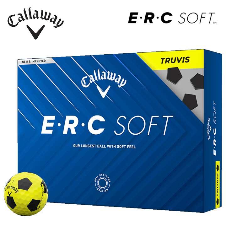 Callaway E.R.C. Soft ゴルフボール 12個入り Callaway キャロウェイ 2025 E・R・C SOFT ゴルフボール [12球