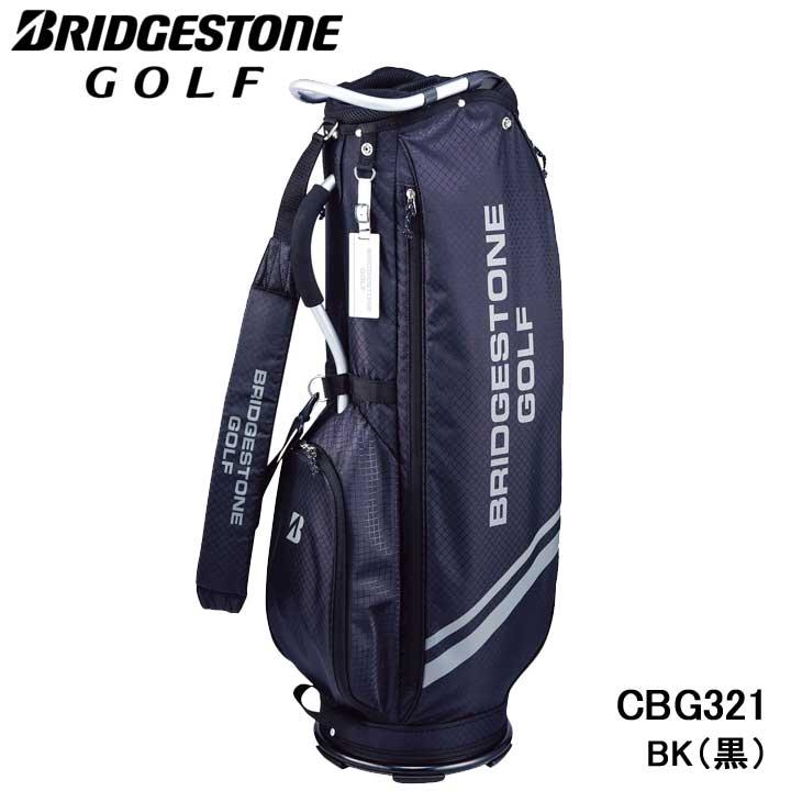 【新品】BRIDGESTONE ゴルフバッグ 黒 BRIDGESTONE GOLF ブリヂストンゴルフ CBG321 ブラック 軽量