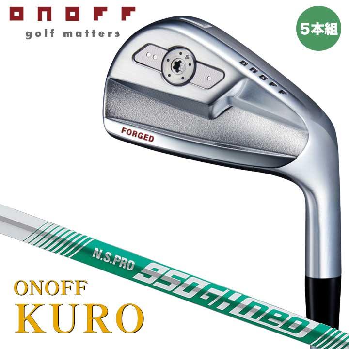KURO（オノフ） オノフ FORGED IRON KURO アイアン 5本セット(#6〜9,PW