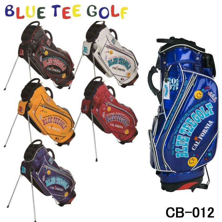 ブルーティーゴルフ CB-012 エナメル 全品送料無料 スタンド キャディバッグ 9型 【在庫あり】 4.6kg TEE GOLF 46インチ BLUE 10p 2019