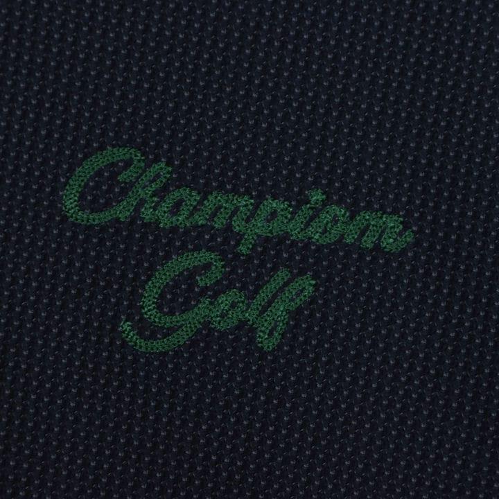C3-YG404 チャンピオン ゴルフ モックネックシャツ Mサイズ ネイビー(370) 即納｜full-shot｜07