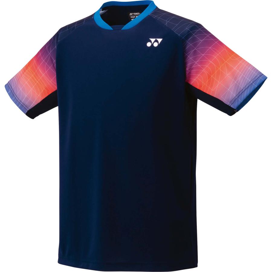 YONEXヨネックス ブルー系 ゲームウェア YONEX（ヨネックス） ユニゲームシャツ(フィットスタイル) ネイビー