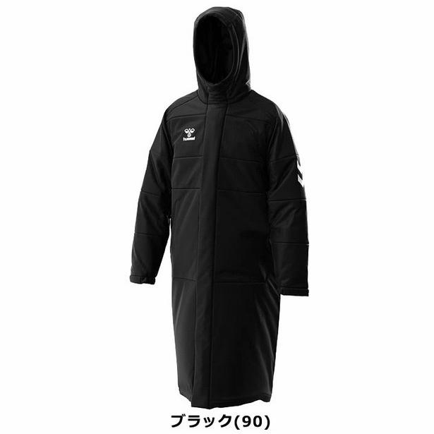 [ヒュンメル] コート 中綿ロングコート HAW8107 インディゴネイビー (71) 140cm hummel（ヒュンメル） HAW8107 中綿ロングコート (71) インディゴ