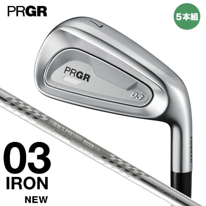 PRGR（プロギア） 03 アイアン 5本組 (#7-#9,P,A) M-40 SRシャフト