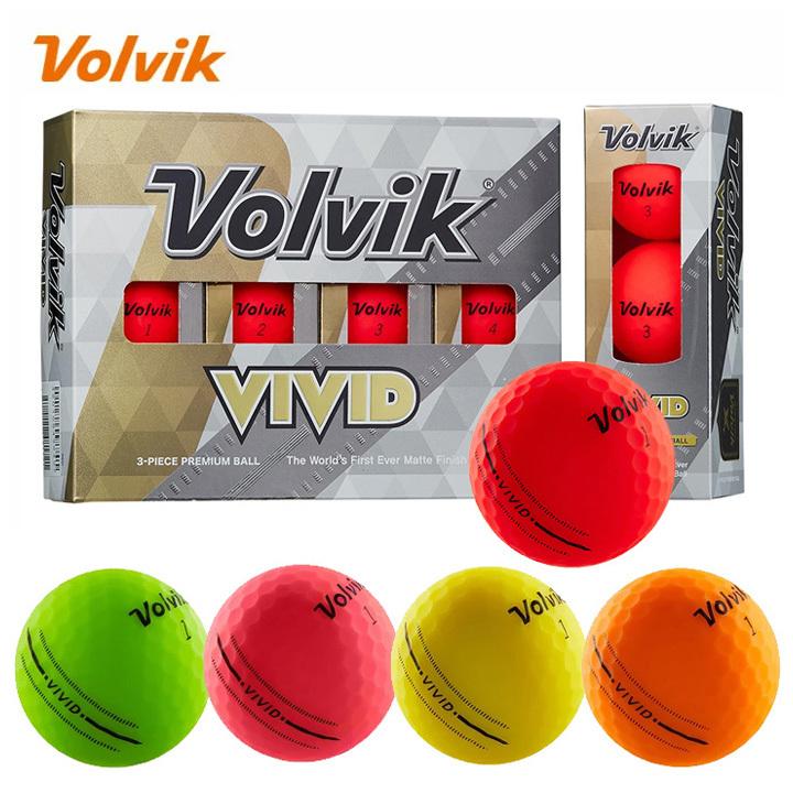 ボルビック NEW ビビッド ボール １ダース(12球入り) Volvik NEW VIVID BALL　2020　数量限定/特別価格　即納