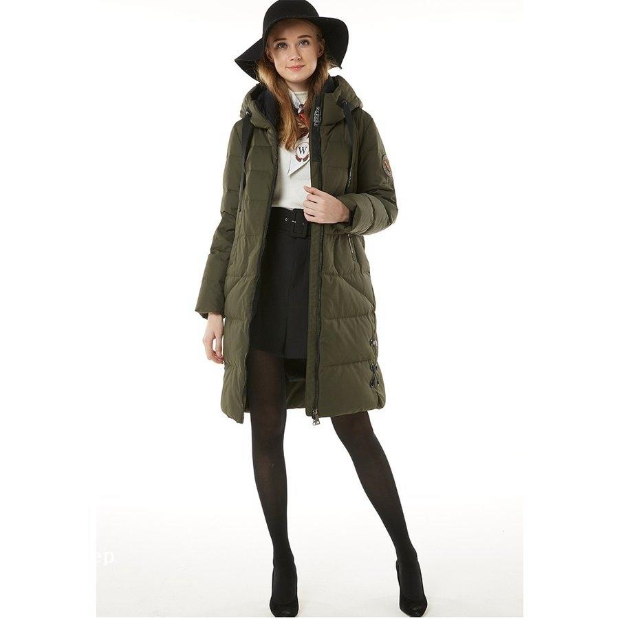 豪華 タイトシルエット アウトドア ダウンコート ダウン ダウンジャケット レディース ダウン アウター フード付き 防寒 冬 在庫一掃 Gomaschile Cl