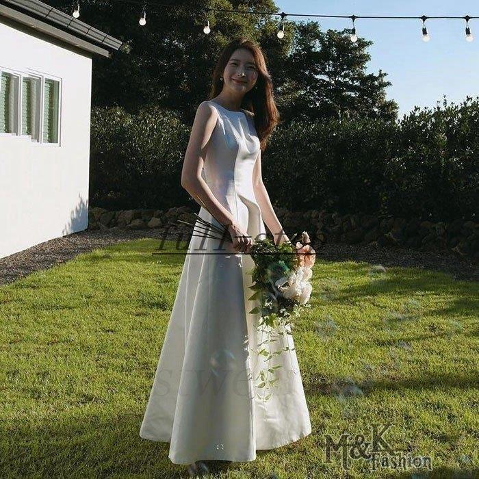 高級品市場 お呼ばれ ドレス 結婚式 ウエディングドレスマキシ丈 ワンピース 白 花嫁 二次会 シンプル Aライン フレア ロング丈 披露宴 前撮り海外 エレガント フォーマル Aライン サイズ S Pathwaysfl Org