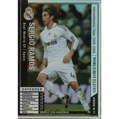 Wccf 08 09 Wbe05 セルヒオ ラモス 0809wbe5 フルアヘッド 通販 Yahoo ショッピング