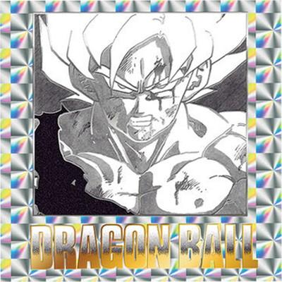 ドラゴンボールステッカー　ウエハウス BANDAI ドラゴンボール40周年記念 オリジナルイラストレーション