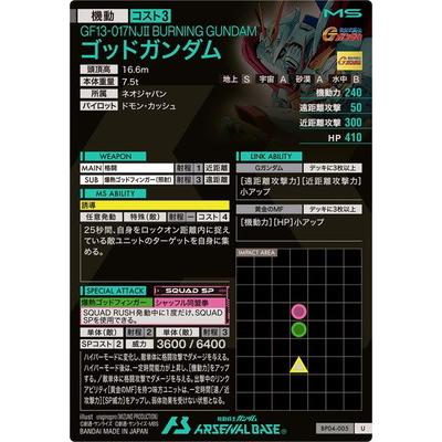 BANDAI（バンダイ） アーセナルベース BP04-005 ゴッドガンダム U