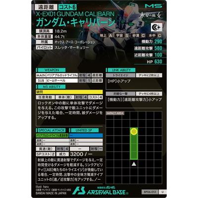 BANDAI（バンダイ） アーセナルベース BP06-013 ガンダム・キャリバー