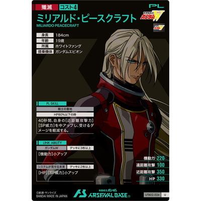 BANDAI（バンダイ） アーセナルベース UTB02-024 ミリアルド・ピース