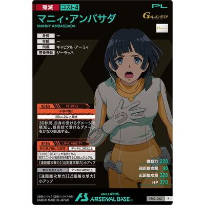 機動戦士ガンダム アーセナルベース アーセナルベース VE03-062 マニィ