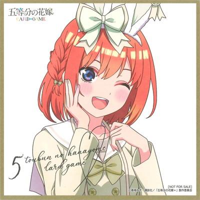 ブシロード 五等分の花嫁 カードゲーム イラストミニ色紙 中野 四葉