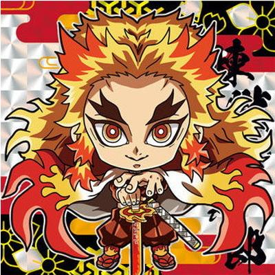 鬼滅の刃ウエハース3 煉獄杏寿郎 色違い レア★ エラー エラーシール ジャンプ（JUMP） 006 煉獄杏寿郎 ☆3 鬼滅の刃ディフォルメシール