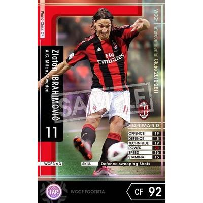 Wccf Footista Footista 変換済み 10 11 Wcf3 ズラタン イブラヒモビッチ Wccf 10 11 Ru 040 フルアヘッド 通販 Yahoo ショッピング