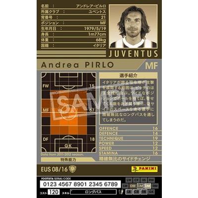 Wccf Footista Footista 変換済み 11 12 Eus08 アンドレア ピルロ Wccf 11 12 Ru 021 フルアヘッド 通販 Yahoo ショッピング