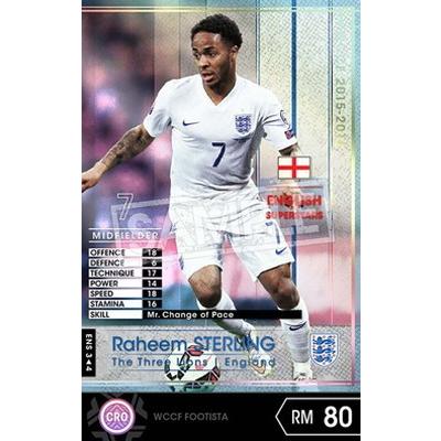 Wccf Footista Footista 変換済み 15 16 Ver 2 0 Ens3 ラヒーム スターリング Wccf 15 16 Ru 117 フルアヘッド 通販 Yahoo ショッピング