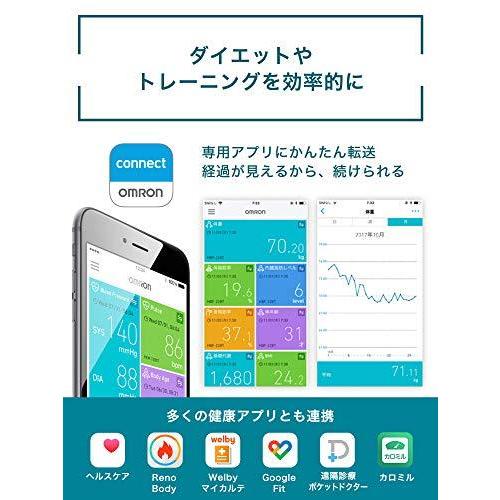一番の贈り物 オムロン オムロン Omron 体重 体組成計 Hbf 256t Bk ブラック Connect対応 スマホアプリ Omron カラダスキャン 健康管理 計測計