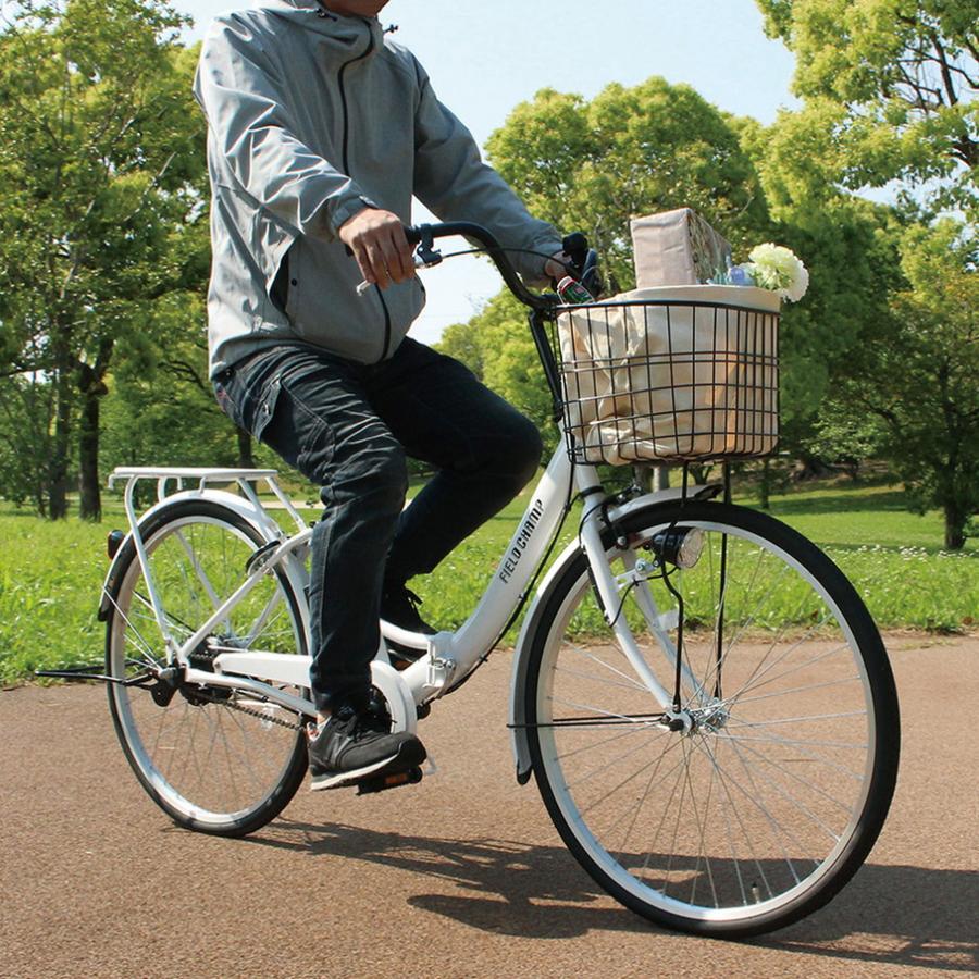 FIELD CHAMP 26インチ電動アシスト折畳軽快車 (MG-FCP100EB) : 名入れ