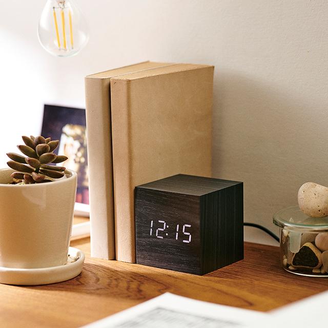 キューブクロック D3677 名入れできます（別料金） : 名入れ・販促屋