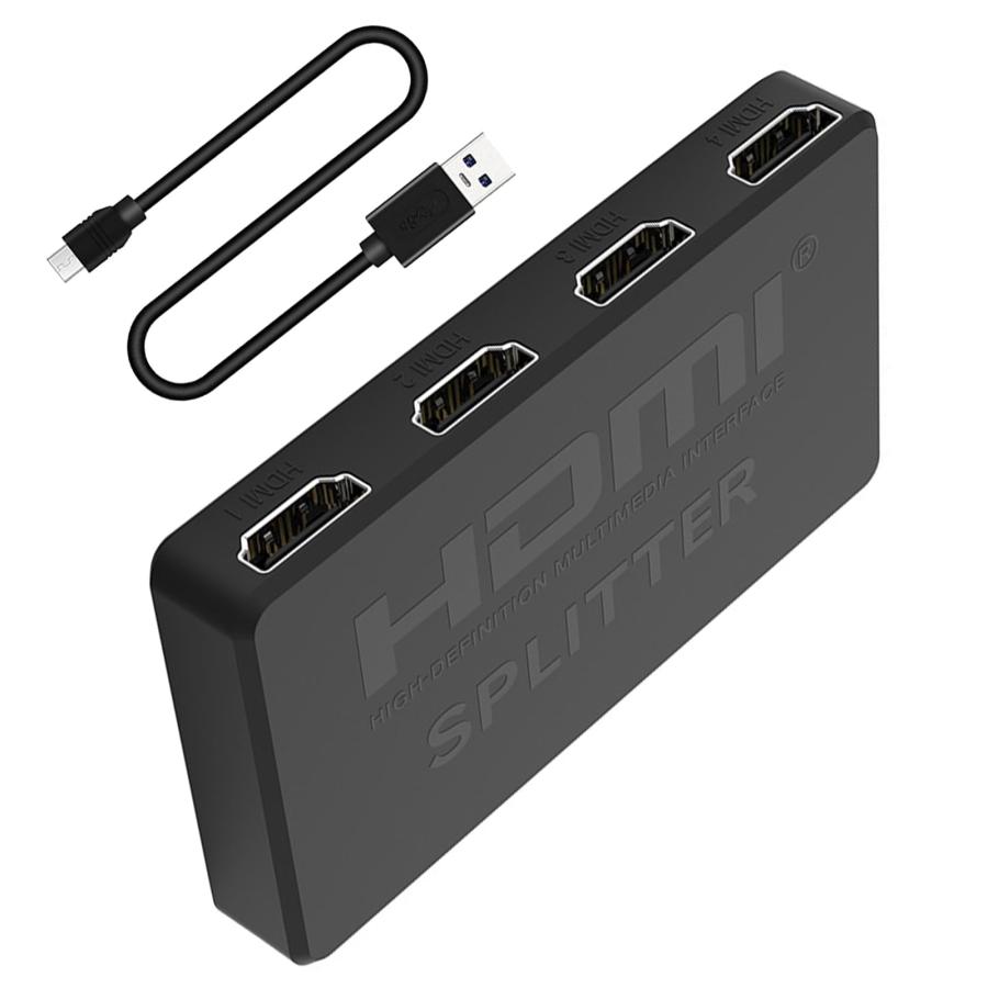 HDMI 分配器 1入力 4出力 yangoo 同時出力 スプリッター ハブ 4 HDMI 分配器 1入力 4出力 yangoo 同時出力 スプリッター ハブ 4
