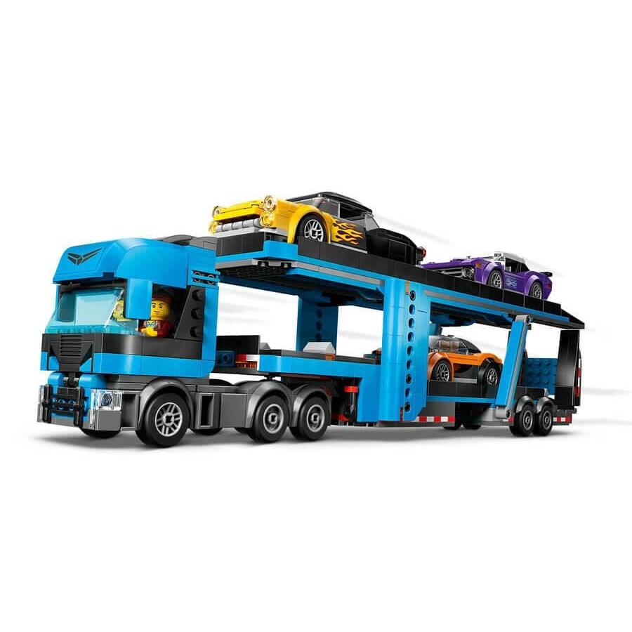 レゴ(LEGO) シティ スポーツカー輸送車 おもちゃ 玩具 誕生日 プレゼント ブロック 男の子 女の子 子供 7歳 8歳 9歳 小学生 乗り物 車 ミニカー 60408