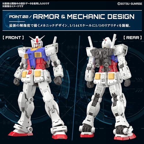 RG 機動戦士ガンダム RX-78-2 ガンダム Ver.2.0 1/144スケール 色分け