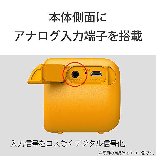 ソニー(SONY) ワイヤレスポータブルスピーカー SRS-XB01 B] : 防水