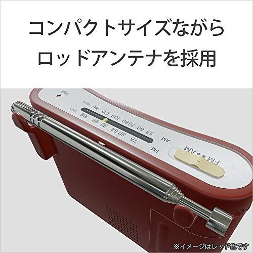 ソニー FM/AMハンディーポータブルラジオ ホワイト ICF-51/W