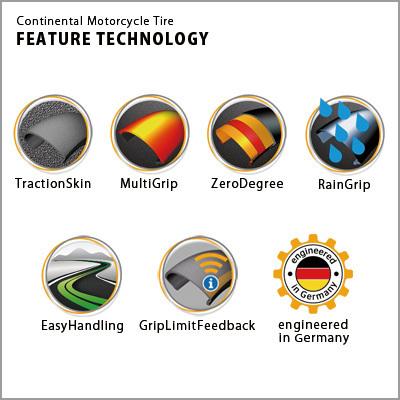 コンチネンタル（CONTINENTAL） 160/60 ZR17 M/C (69W) TL