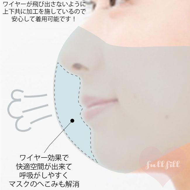 マスク おしゃれ フリル 日本製 クリックポスト可 洗える フリルマスク 可愛い ノーズワイヤー入り チョコレート ポイント消化 |  | 08