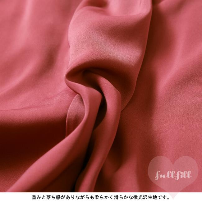 オールインワン レディース  サロペット パンツ バックレースアップ マットサテン シンプル |  | 09