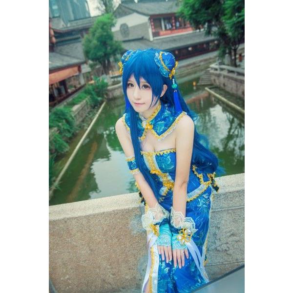 園田海未 スクフェス８月編 コスプレ衣装 ラブライブ 園田海未 スクフェス８月編 コスプレ衣装