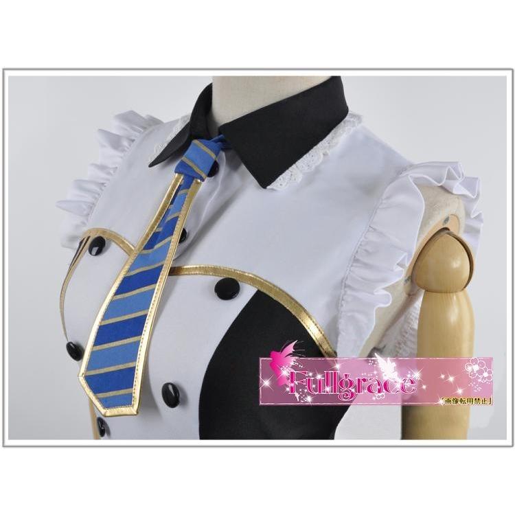 園田海未 コスプレ衣装 ラブライブ SR 覚醒後 カフェメイド 園田海未 コスプレ衣装 ラブライブ SR 覚醒後 カフェメイド