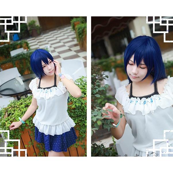 園田海未 スクフェス 園田海未 Love Live 日常服 ラブライブ コスプレ衣装 ブレスレット追加可 腕時計追加可の画像