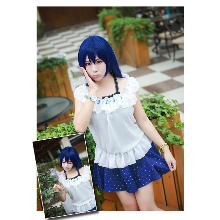 園田海未 スクフェス 園田海未 Love Live 日常服 ラブライブ コスプレ衣装 ブレスレット追加可 腕時計追加可の画像