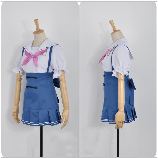 東條希 とうじょう のぞみ ラブライブ 海軍 未覚醒 セーラー服 舞台装 コスプレ 衣装 LoveLive コスチューム_1