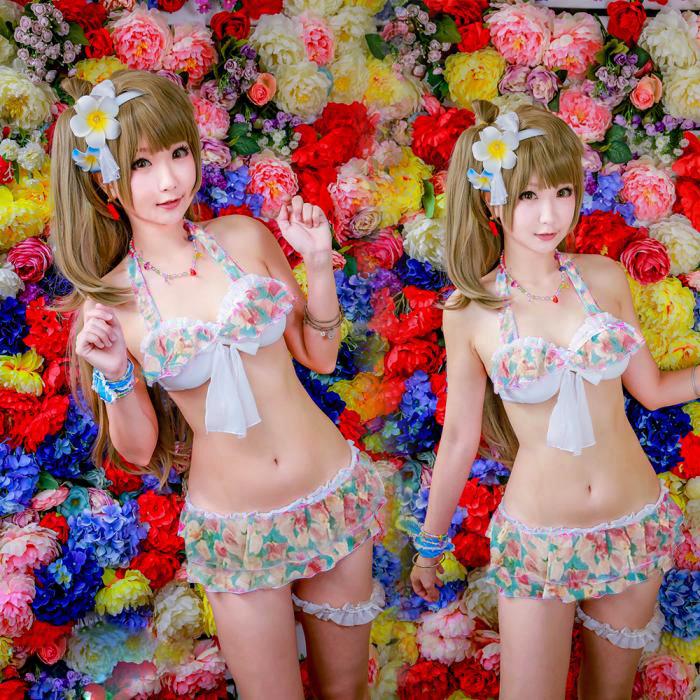 ラブライブ！ 水着 コスプレ LoveLive ラブライブ G's magazine 全員 水着 mizugi cosplay
